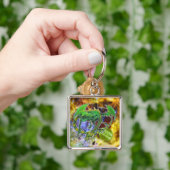 Porte-clés Emerald Cosmic Dragon (main)