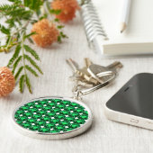 Porte-clés Emerald Gemstone, Birthstone May, vert clair (Côté)