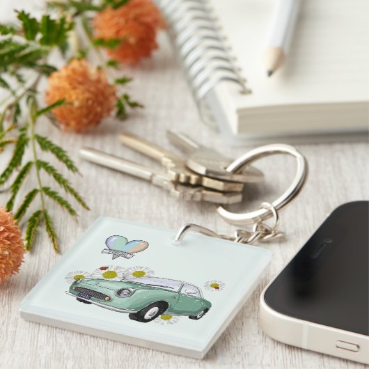 Porte-clés Emerald Green Figaro key chain (Devant Droit)