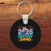 Porte-clés Emergency Squad New Year 2026 Medical Crew Nurse E (Recto)