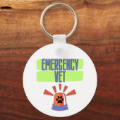 Porte-clés Emergency Vet – Veterinary Emergency Design (Recto)