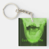 Porte-clés Émission X 3 - Vert radioactif (Devant)