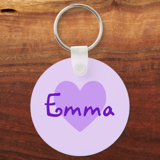Porte-clés Emma en violet (Recto)