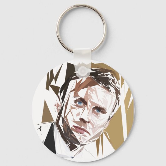 Porte-clés Emmanuel Macron (Recto)