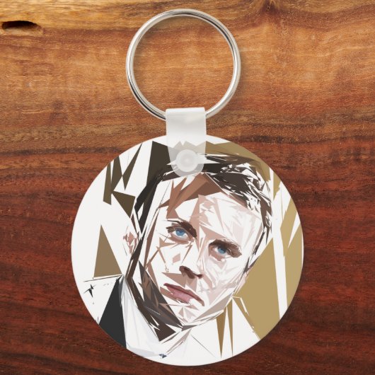 Porte-clés Emmanuel Macron (Recto)