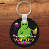 Porte-clés Emmenez-Moi À Vos gaufres ! (Recto)