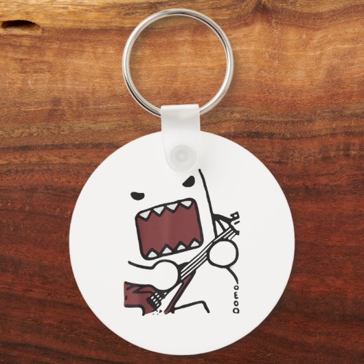 Porte-clés Emo Scence Guitar Domo Y2k Japanese (Recto)