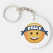 Porte-clés Emoji de la paix (Devant)