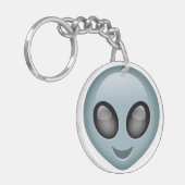 Porte-clés Emoji étranger extraterrestre (Devant gauche)