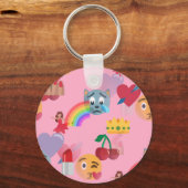 Porte-clés emoji fille (Recto)