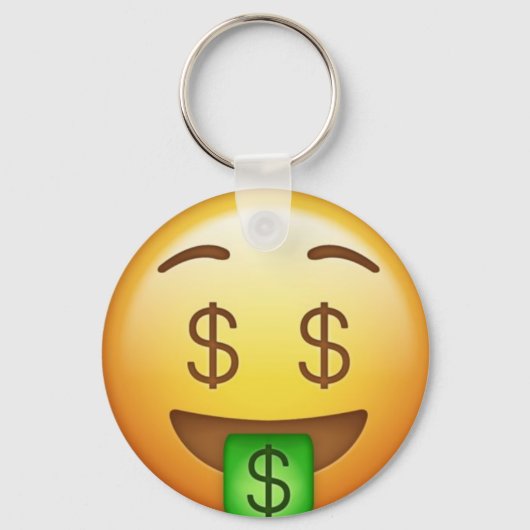 Porte-clés Emoji Hilarié De La Bouche D'Argent (Recto)