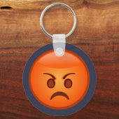 Porte-clés Emoji Mad Face (Recto)