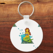 Porte-clés emoji mermaid (Recto)