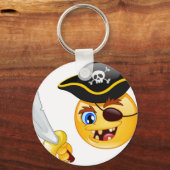 Porte-clés emoji pirate (Recto)