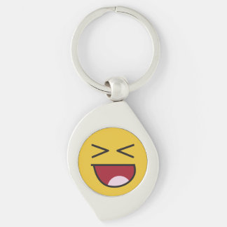 Porte-clés Emoji riant observé croisé drôle