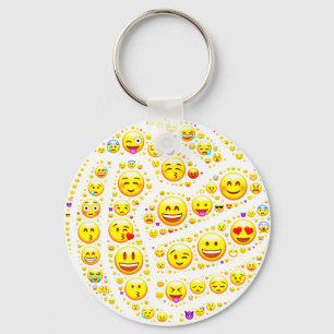 Porte-clés Emoji Thème Netball Conception De Balle