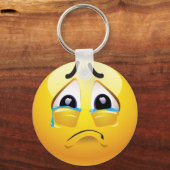 Porte-clés Émoji triste (Recto)