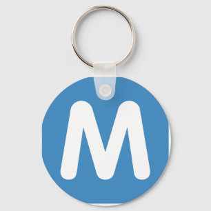 Porte-clés Emoji Twitter - Letter M