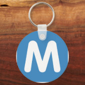 Porte-clés Emoji Twitter - Letter M (Recto)