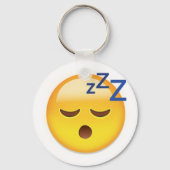 Porte-clés Emoji visage couché (Recto)