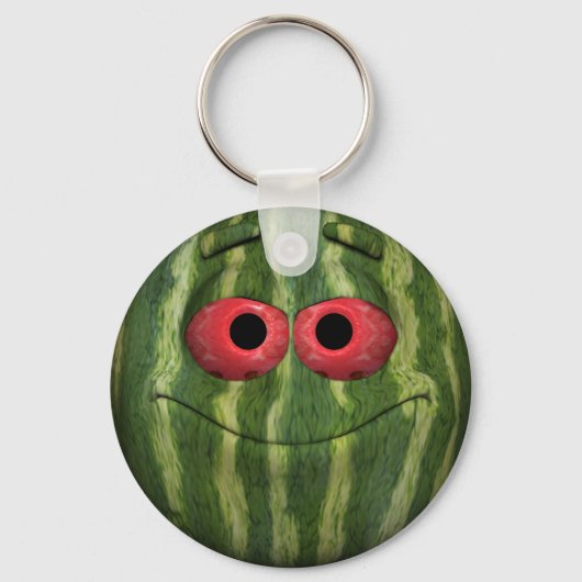 Porte-clés Emoticon de pastèque (Recto)