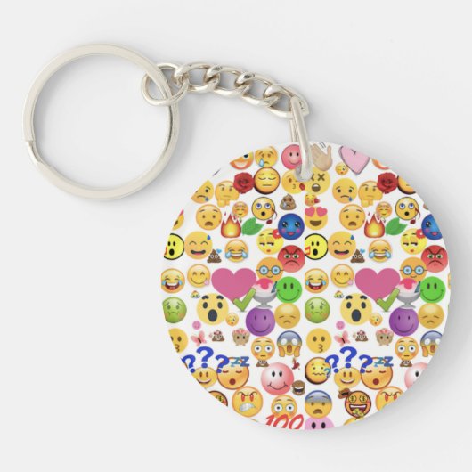 Porte-clés émoticône (Devant)