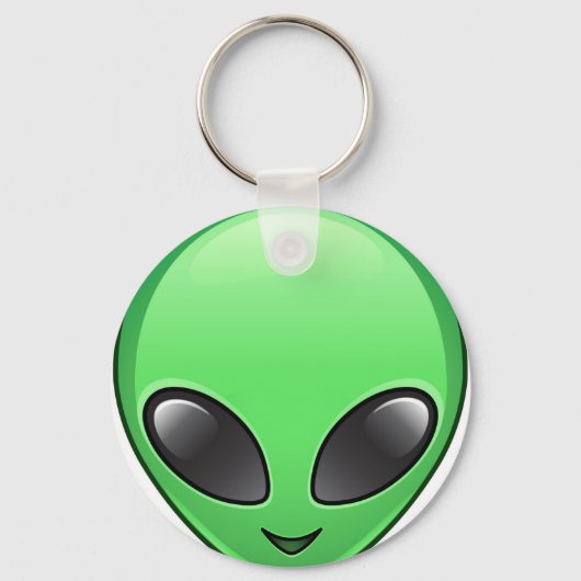 Porte-clés émoticône alien (Recto)