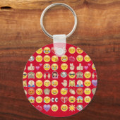 Porte-clés émoticône rouge (Recto)
