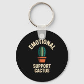 Porte-clés Emotional Suprt Cactus Funny Succulent Humor Outfi (Recto)