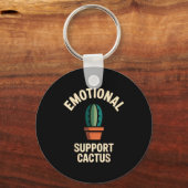 Porte-clés Emotional Suprt Cactus Funny Succulent Humor Outfi (Recto)