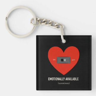 Porte-clés Emotionally available 
