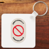 Porte-clés "Emotionally Unavailable" (Verso)