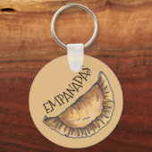 Porte-clés Empanadas de boeuf espagnol Amérique latine Pâtiss (Recto)
