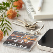 Porte-clés Empath Shine Positive Encouragement Citation (Devant Droit)