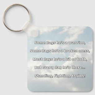 Porte-clés Empath Strength Positive Citation Encouragement