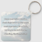 Porte-clés Empath Strength Positive Citation Encouragement (Dos)