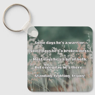 Porte-clés Empath Strength Positive Citation Encouragement