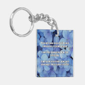 Porte-clés Empath Warrior Citation positive Encouragement (Devant gauche)