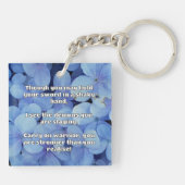 Porte-clés Empath Warrior Citation positive Encouragement (Dos)