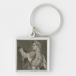 Porte-clés Empereur de D. Titus Vespasian d'engrav d'ANNONCE