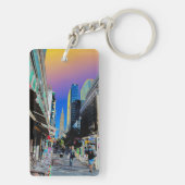 Porte-clés Empire State Building de la 42e affiche de St New  (Dos)