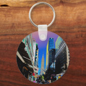 Porte-clés Empire State Building depuis la 42e rue affiche de (Verso)