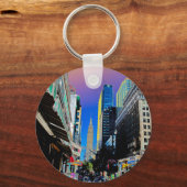 Porte-clés Empire State Building depuis la 42e rue affiche de (Recto)