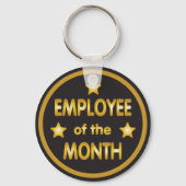 Porte-clés Employé du mois Or (Recto)