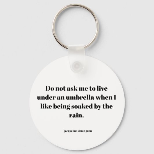 Porte-clés Empowering quote (Recto)