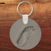 Porte-clés Empreinte dans le sable (Recto)