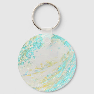 Porte-clés Empreinte d'art prophétique inspiré chrétien