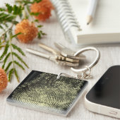 Porte-clés Empreinte de boucle inversée (Devant Droit)