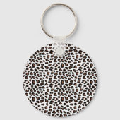 Porte-clés Empreinte de léopard blanc (Recto)