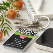 Porte-clés Empreinte de léopard perdu drôle de clés (Devant droit)